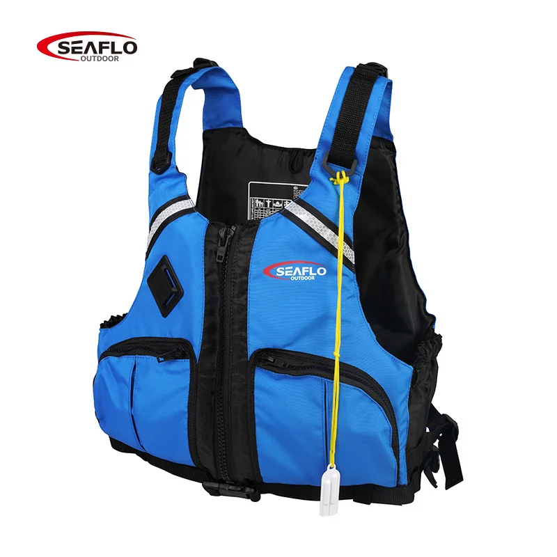 SEAFLO Floating Kayak Boat Adult Life Jacket Swimming Wholesale Kids Children Fishing Vest Adjustable Jackets Manufacturers