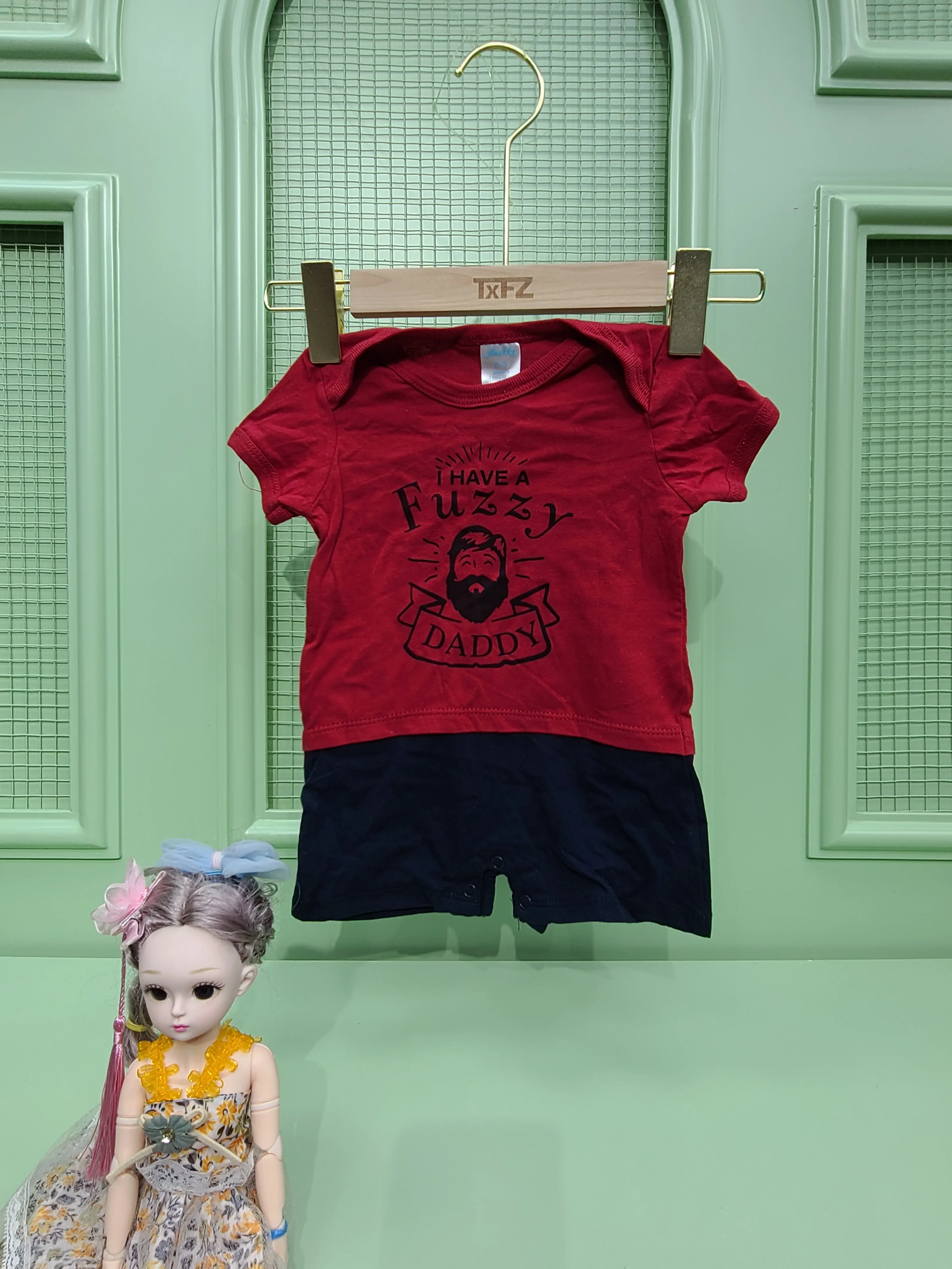 Wholesale Mixed New Born Cute jumpsuit Short Sleeve Pure Cotton Infant Baby rompers