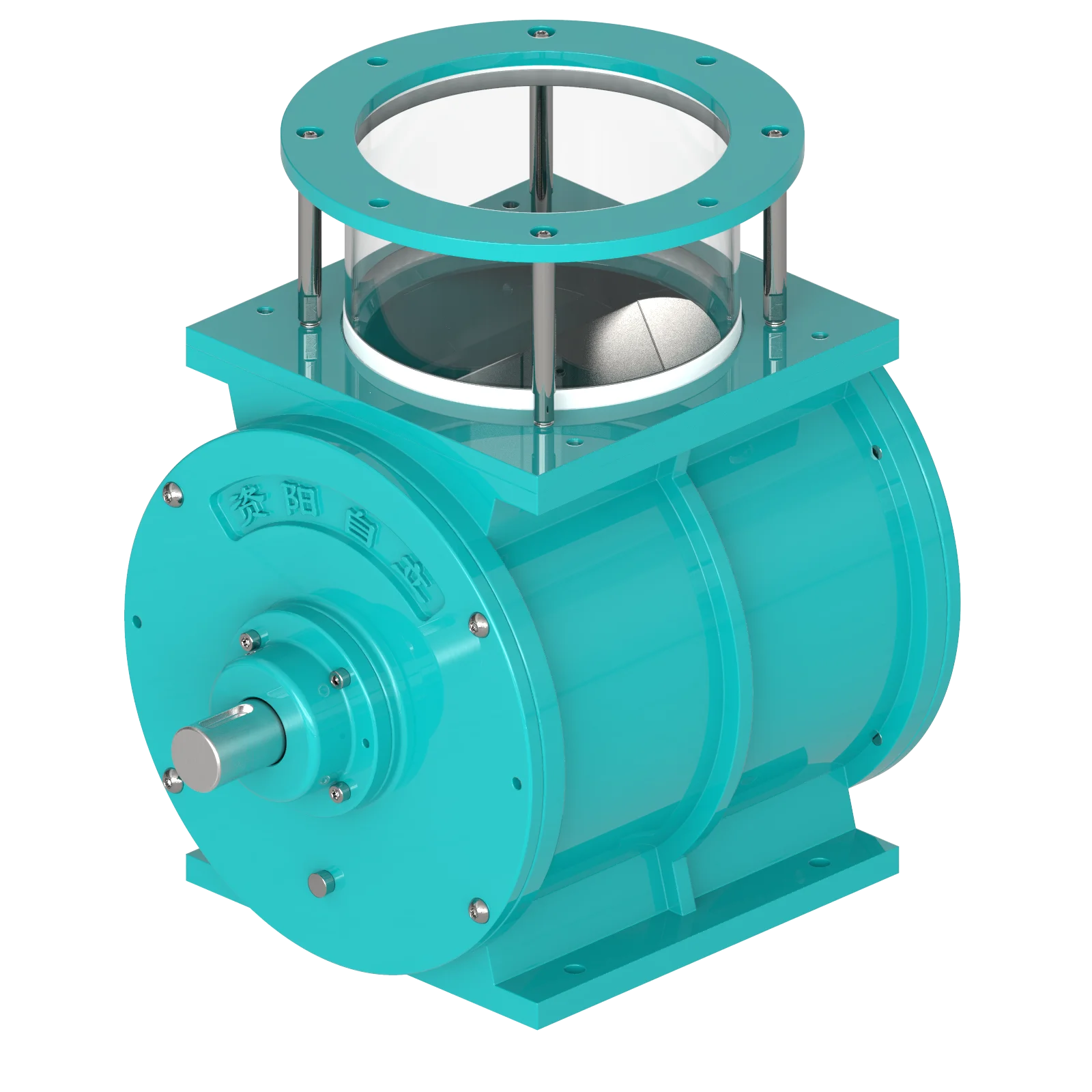 2022 ZILI factory direct supply customized top discharge rotary airlock valve feeder for rice milling and polishing machine