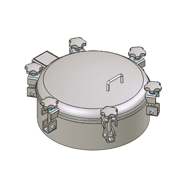 Durable Sanitary Stainless Steel 304/316l Round Pressure Manhole Cover