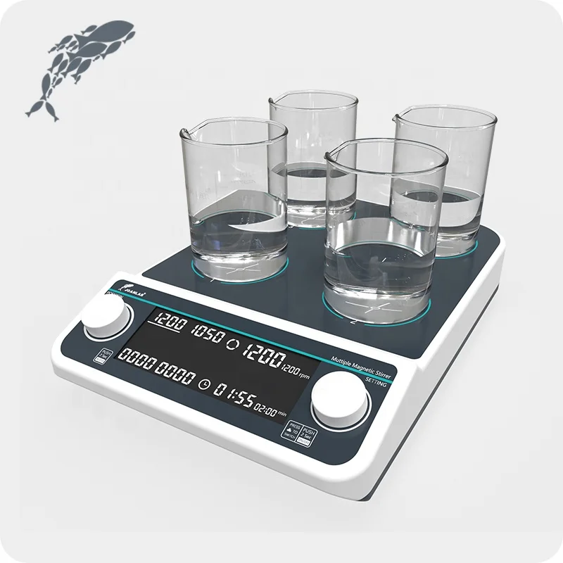 JOAN Lab LED Digital Hotplate Magnetic Stirrer with Ceramic Coated  19x19cm Plate 200-2000RPM