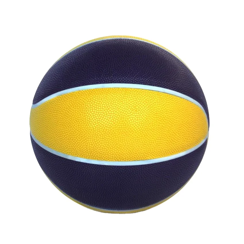 Aolan purple yellow High Quality Factory Directly Basketball PU Leather Inflatable Basketball For Training basketball ball