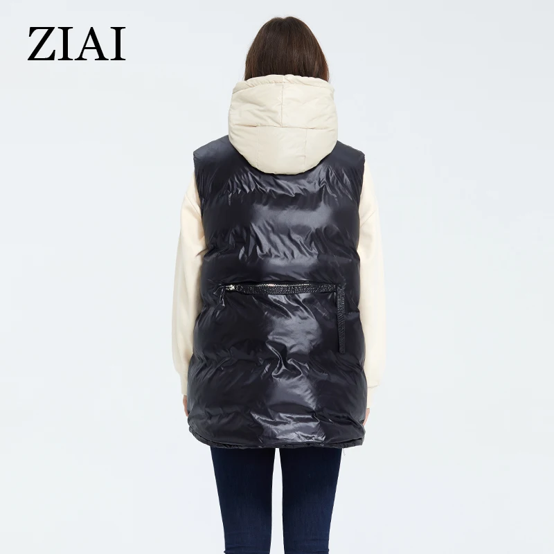 
New fashion wholesale ladies waterproof plus size puffer vest quilted jacket women windproof black puffy winter vest 