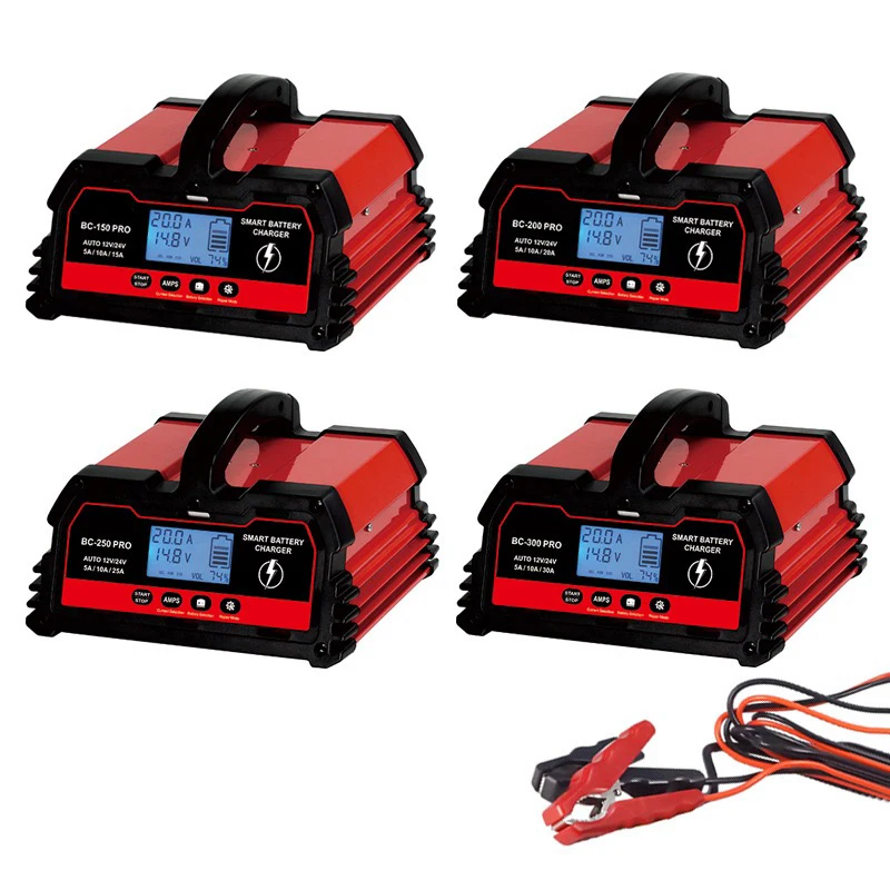 12V 24V 15A 20A 25A 30A зарядное устройство свинцово-кислотная батарея LiFePo4 быстрое портативное