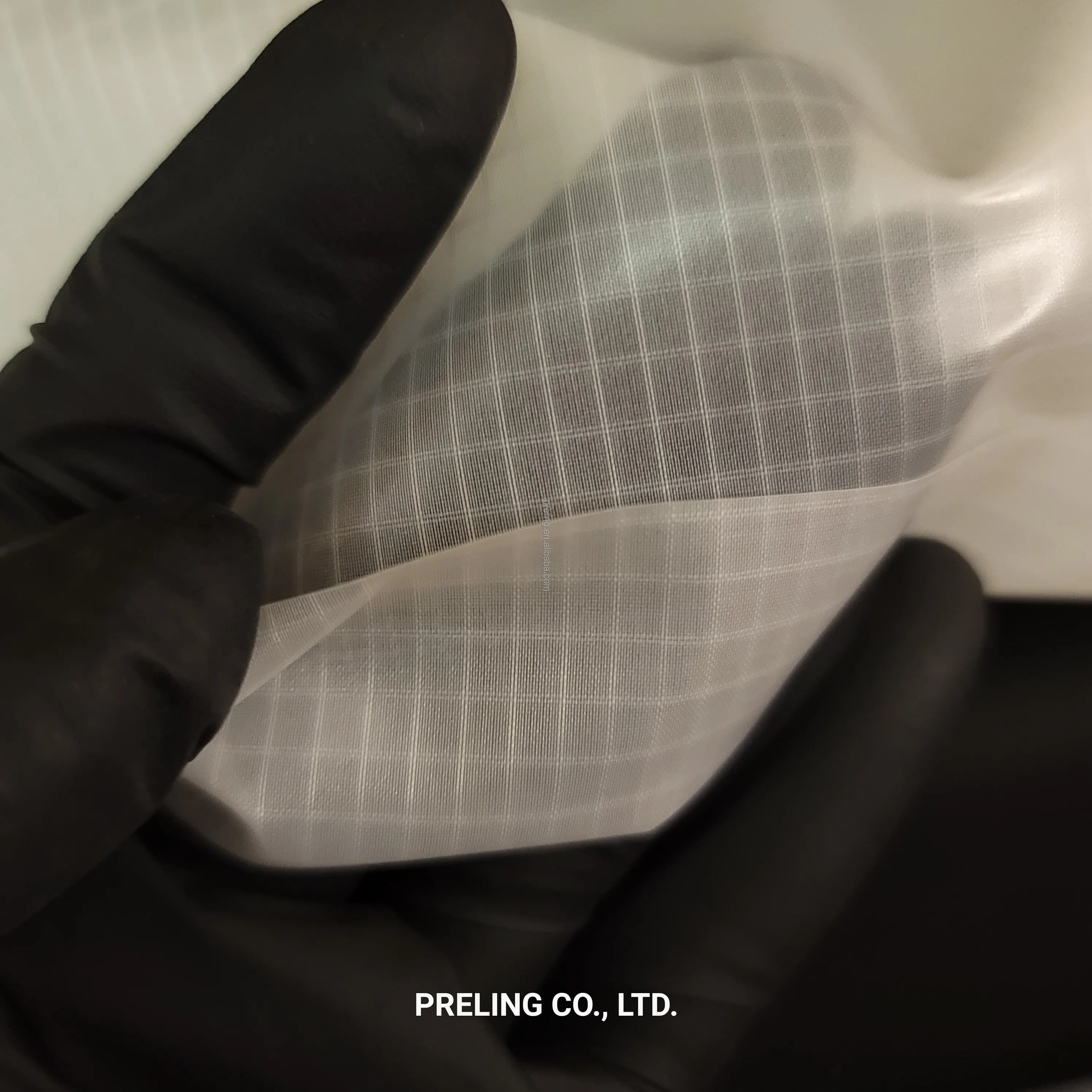 Nylon 20D 400T ripstop TPU dual coated  inflatable fabric for welding heat seal chamber cushion air bag