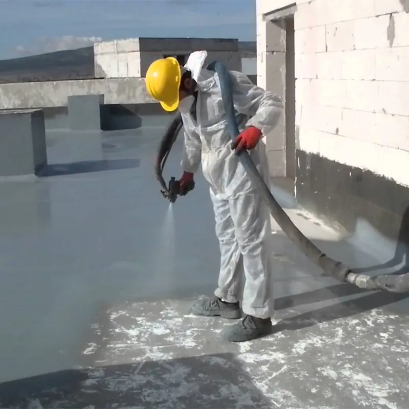 Двухкомпонентное водонепроницаемое полиуретановое распылительное покрытие для крыши