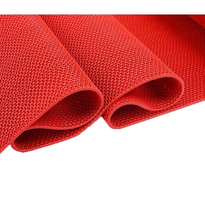 PVC S Hollow Mat PVC Mesh Mat Anti slip Swimming Pool S Mat