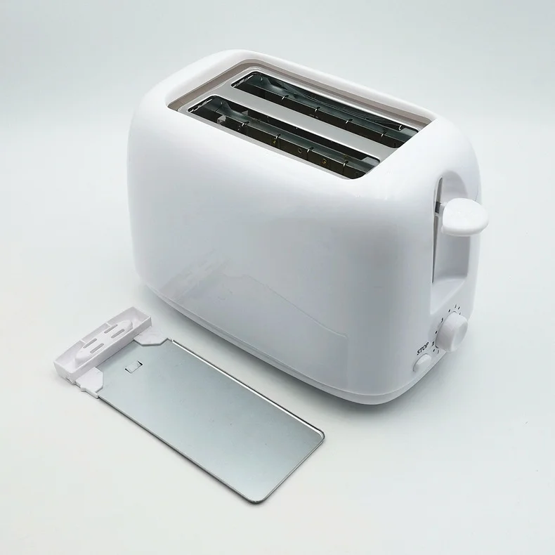 Auto Pop Up 2 Slices Retro Toaster Smart Electric Mini Toaster Oven Sandwich Bread Toaster With Defrosting Warming Up Function