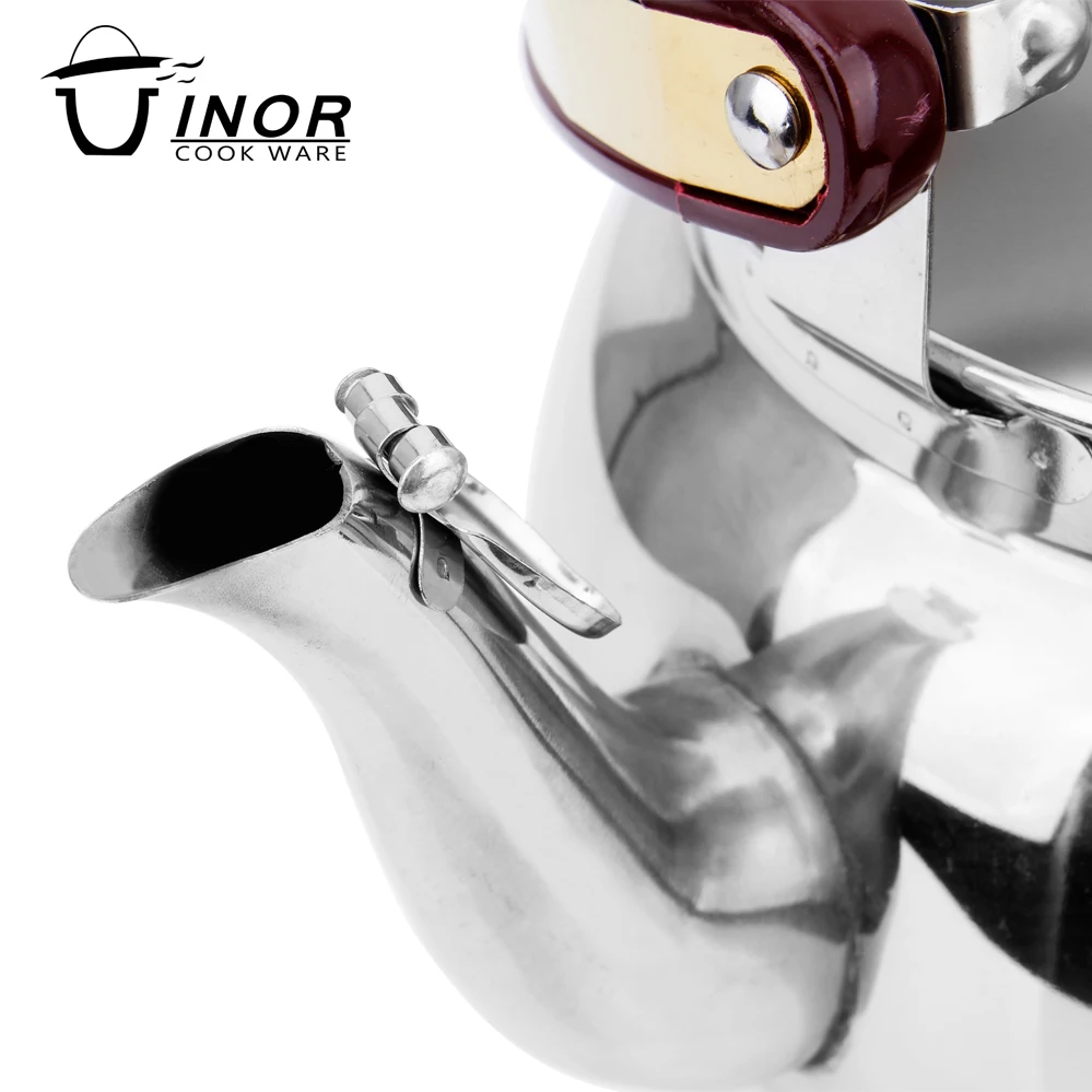 Чайный горшок свисток чайник из нержавеющей стали чаочжоу пианино тона горячая вода чайник высокого качества устойчивый надутый OEM металл