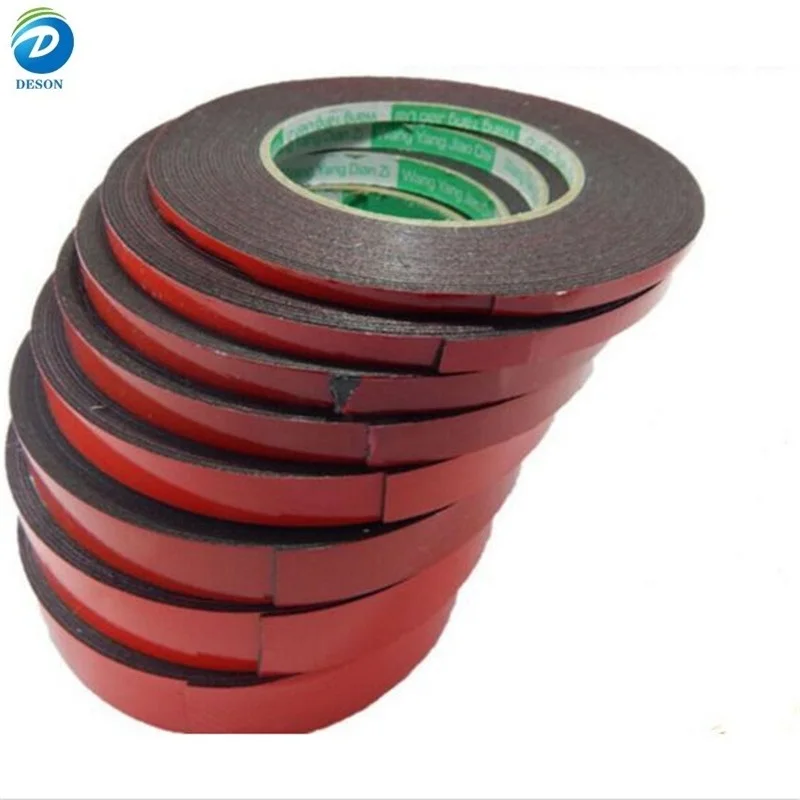 Deson Heavy Duty Customized High Bonding Waterproof Double Sided acrylic Pe Foam Adhesive Mounting Tape