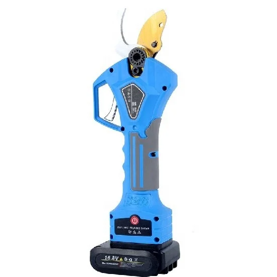 Electric scissor 16.8V 28mm High branch shears tool sets cordless Pruning Shears Electric Pruning Shears