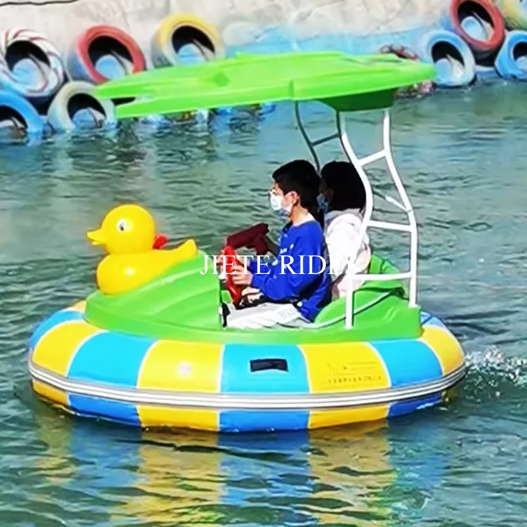 Floating bumper boat Round tire electric family water bumper boat water entertainment inflatable floating mat