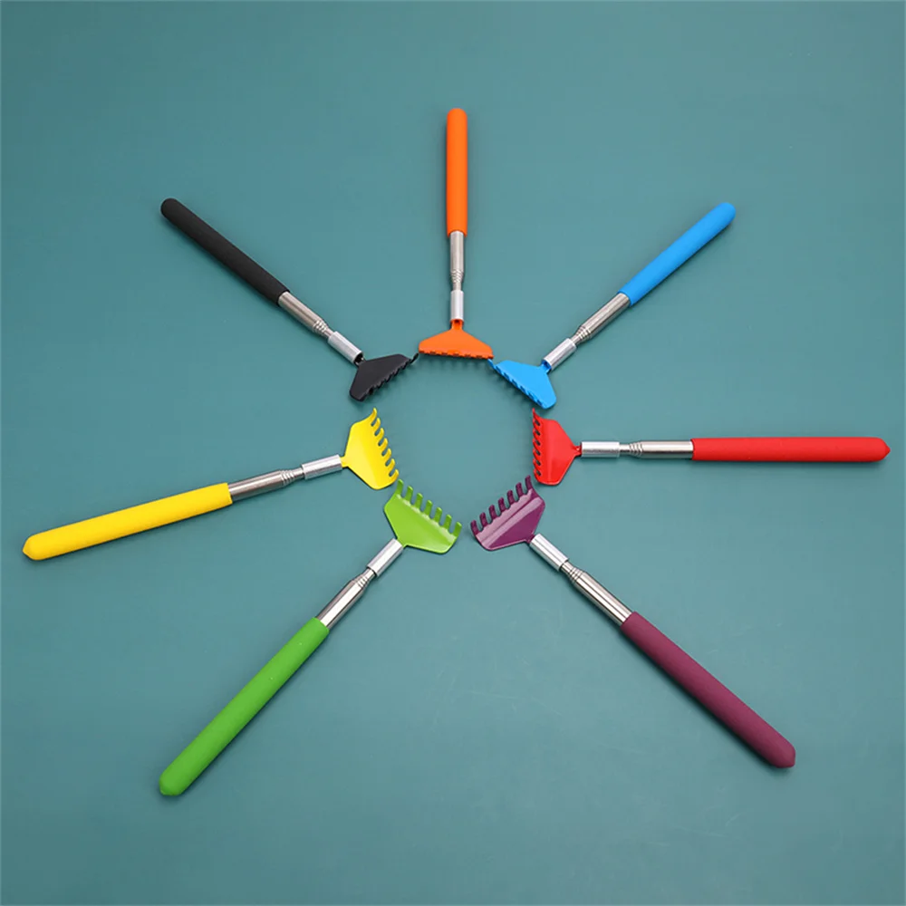 Senxiao  telescoping back scratcher stainless steel  back scratcher with massager folding back scratcher