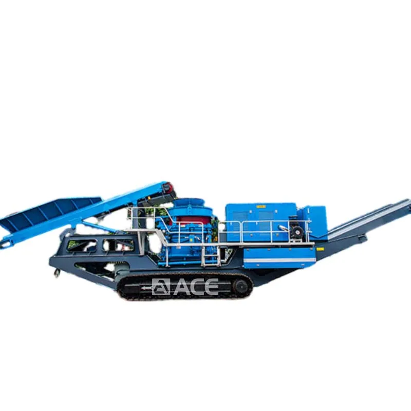 Mobile Crawler Cone Crusher station Mining Machinery Crusher Energy Mining Equipment Processing Capacity 100t/h ~ 300t/h