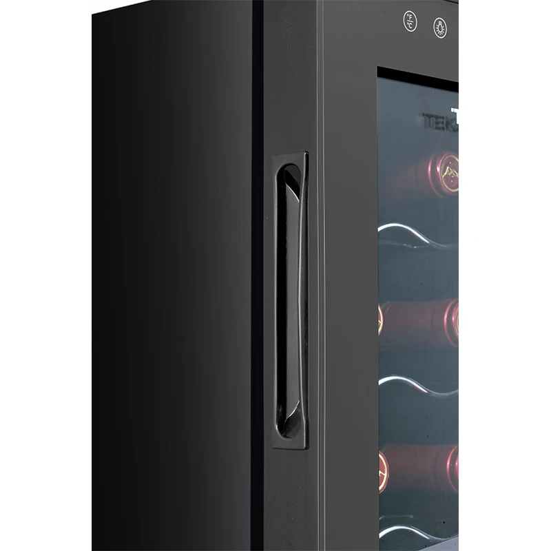 Yehos Hot New Arrival 35L Electric Wine Cooler Single Zone 12 Bottles Wine Bottle Cooler