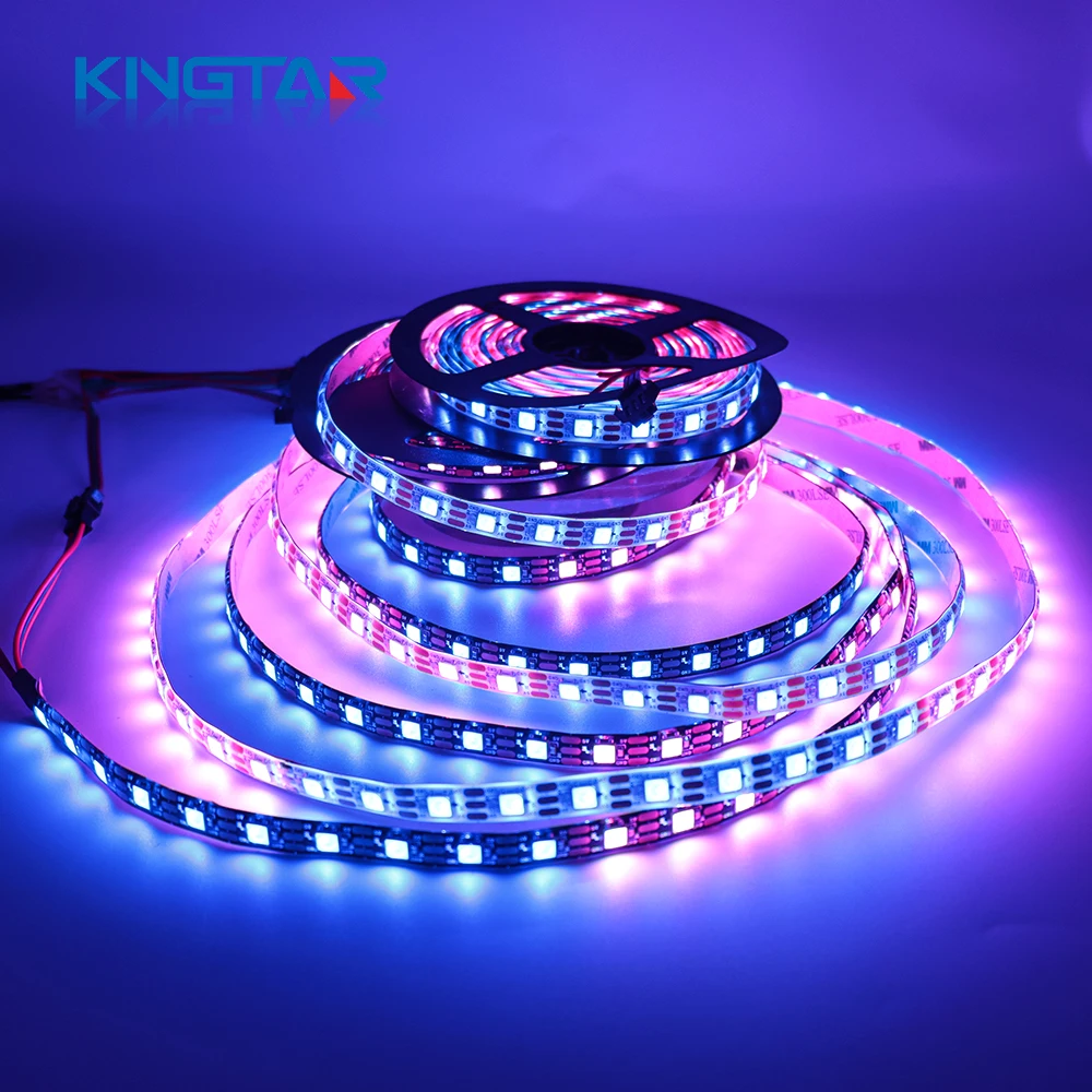 Wholesale 5V Pixel LED Strip China WS2812B 60leds Addressable RGB LED Strip PCB Lighting