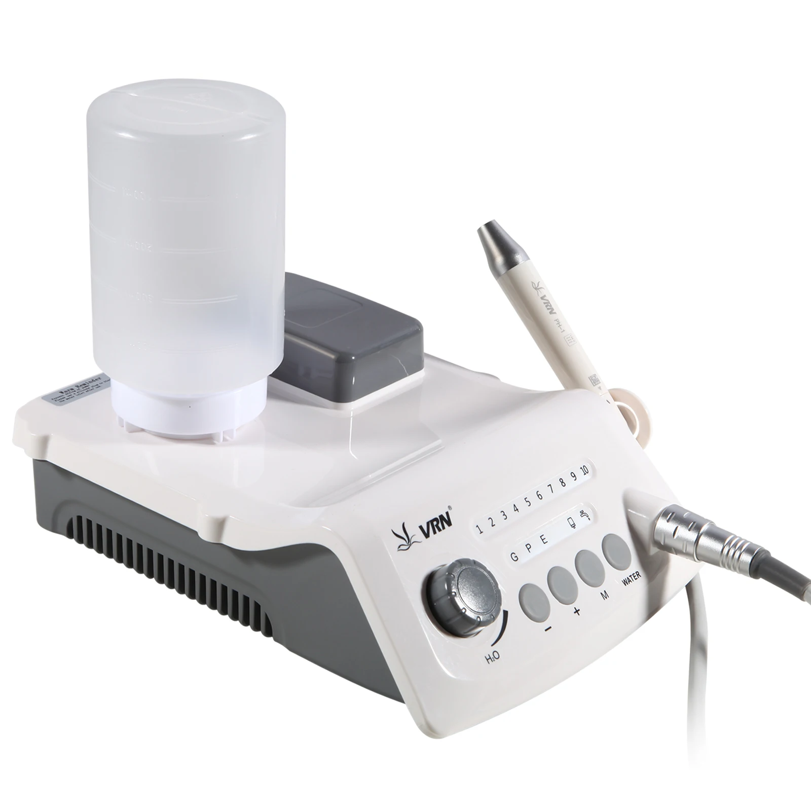 Wireless Digital Dental Piezo Ultrasonic Scaler With LED Detachable Handpiece With 5 Tips& bottle For EMS Cavitron Wood-peck