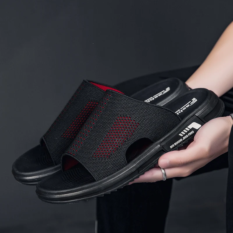 Wholesale New Style Flat Sandals Beach Flip Flop Rubber Slipper Mens Chappals Design