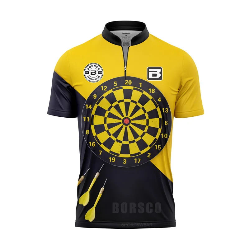 Mens Clothing Custom Sublimated Flight Faction Dart Jersey Man Polo T Shirt