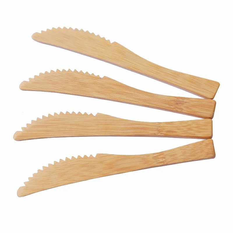 High quality kitchen coconut knife Butter Bamboo knife