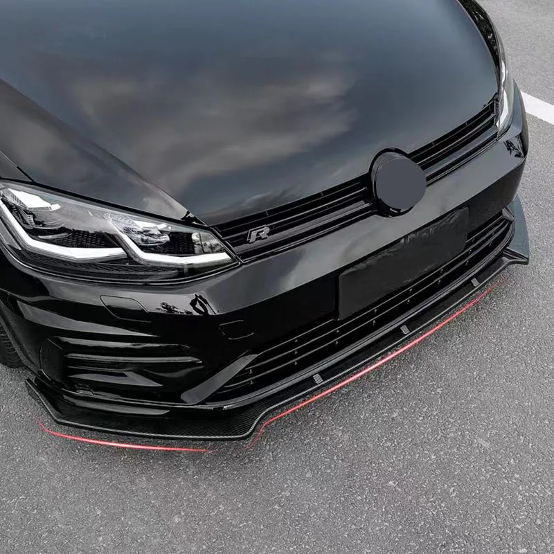 OEM Style Carbon Fiber Front Lip for  Front Bumper Lip Spoiler  for VW GOLF max 7/7.5