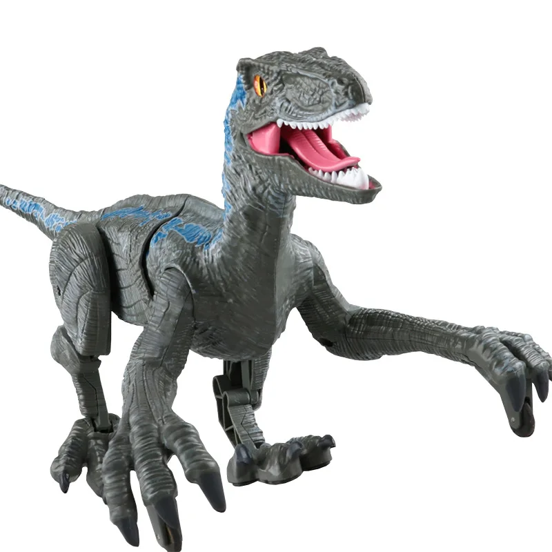 2.4G RC Dinosaur Raptor Jurassic world Remote Control Velociraptor Toy Electric Walking dragon Toys