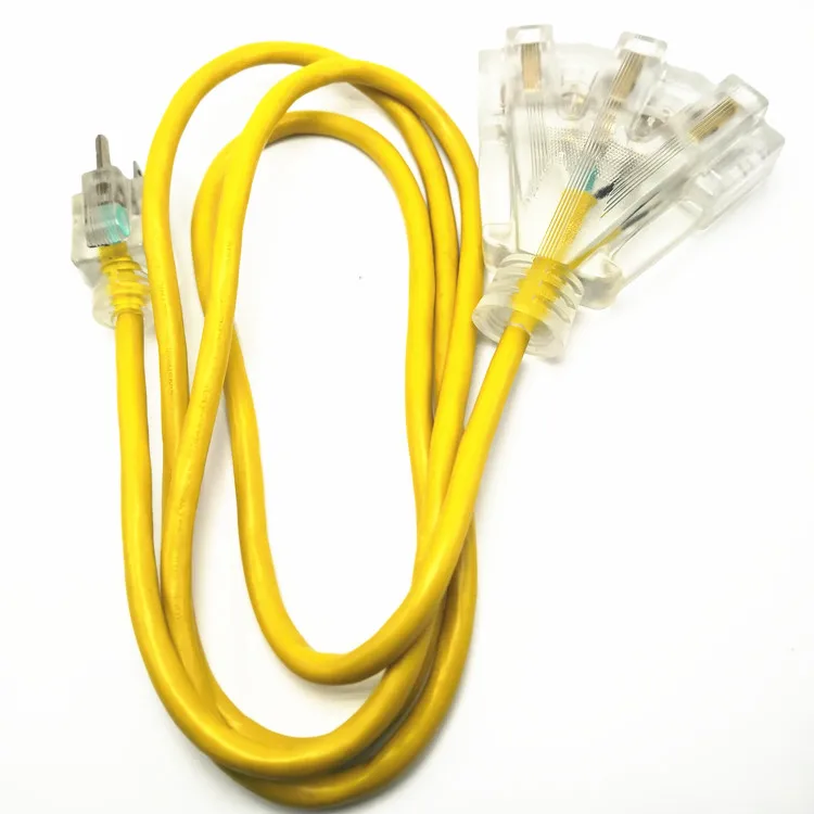 Удлинитель 100 футов с водонепроницаемой технологией и индикатором и 3 слотами питания