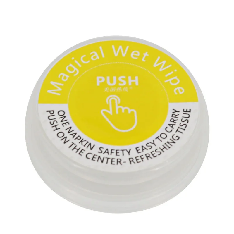 Disposable Mini Coin Tissue Press Wipes Super Magic Compressed Towel