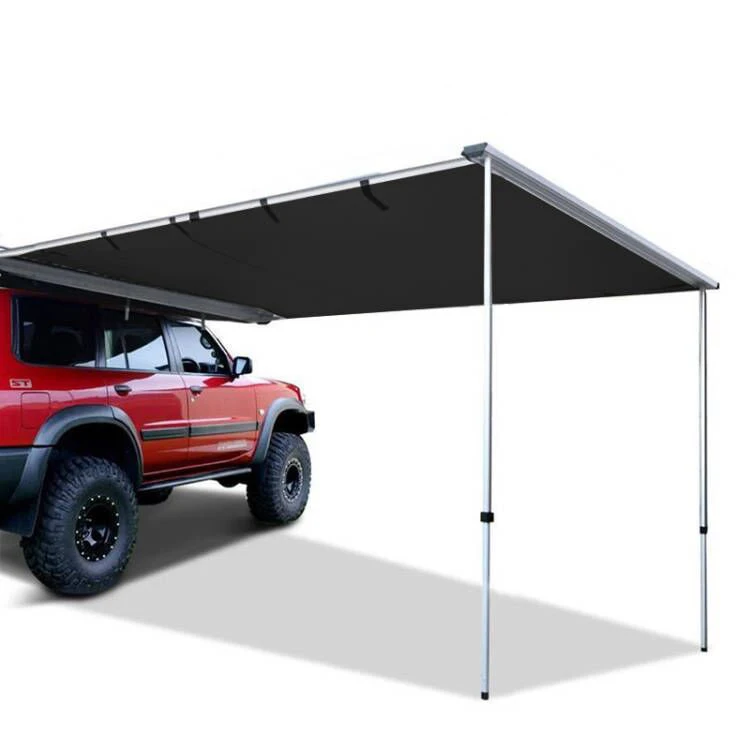 Factory Supply Camping Equipment Outdoor Canvas Vinyl Car Side Shelter Tent Aluminum Roof Canopy Awning