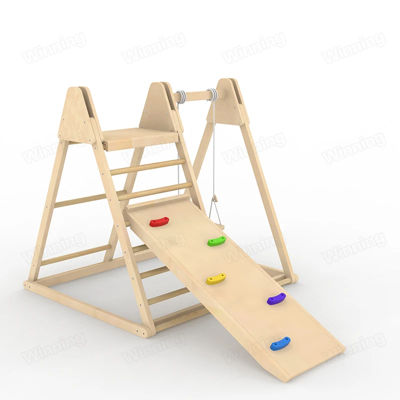 
Winning Triangle Ladder / Climbing Triangle For Toddlers /triangle Climbing Frame Montessori Made Foldable Pikler Triangle 