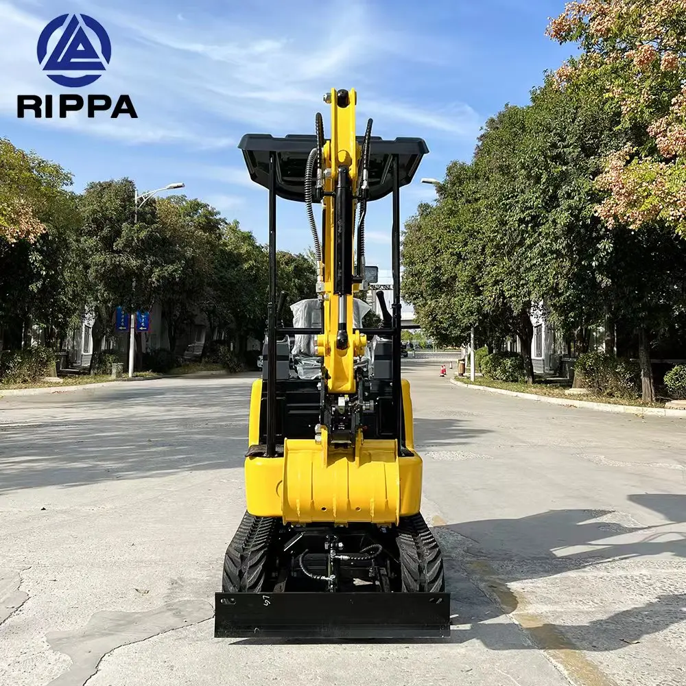 Компактный Роторный экскаватор Rippa 1 тонный 8 мини-экскаватор