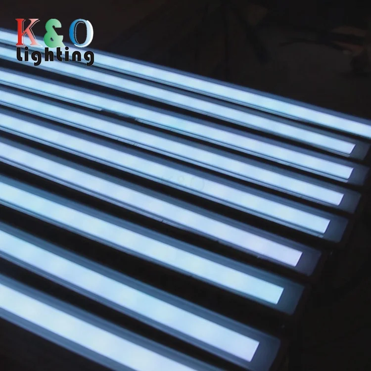 wall mounted waterproof 24V IP65 dmx rgb tube outdoor led linear light for building lighting