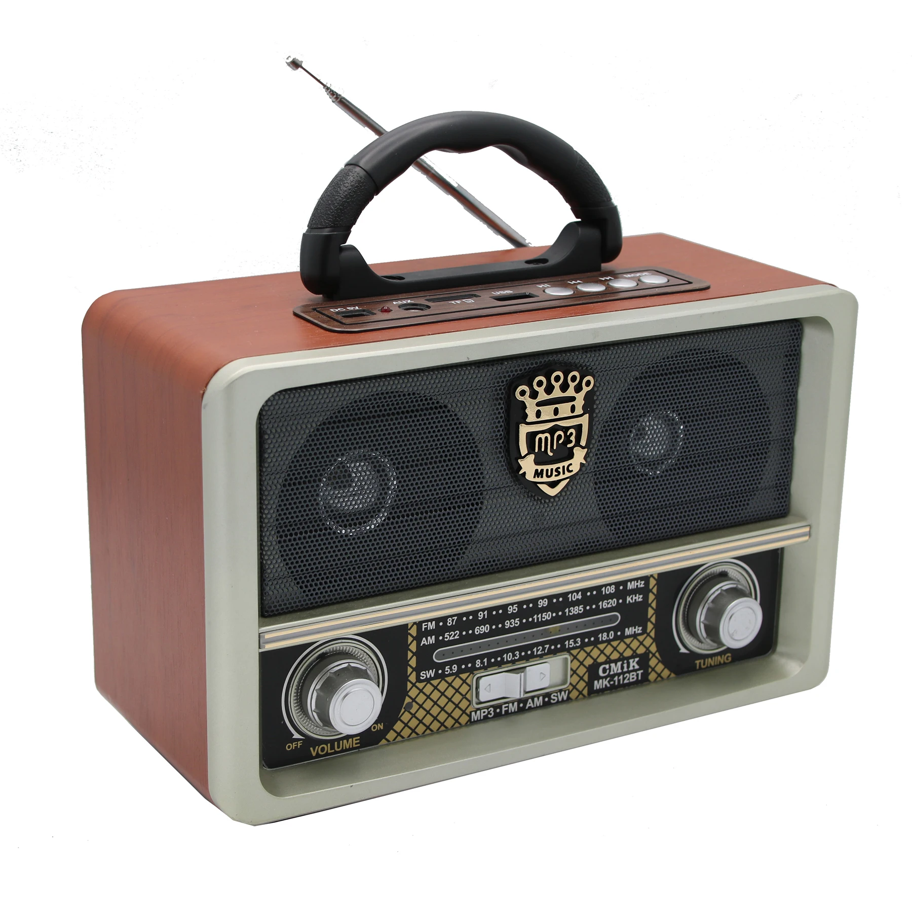 cmik mk-112BT oem odm parlantes portatil retro old woofer professional sound system caixa de som subwoofers blue tooth speaker