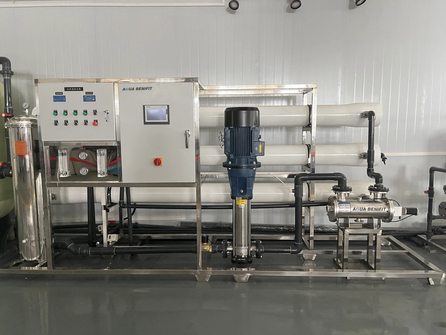 AGUA BENIFIT Water Desalination Reverse Osmosis Plant Dialysis Reverse Osmosis Salt Water Treatment System