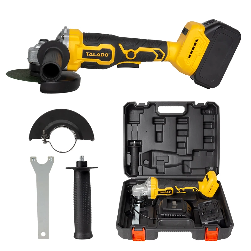 Portable Power Tools 18V / 20V Brushless Cordless Angle Grinder 125mm Cut Off Machine portable wood steel metal cutting machine