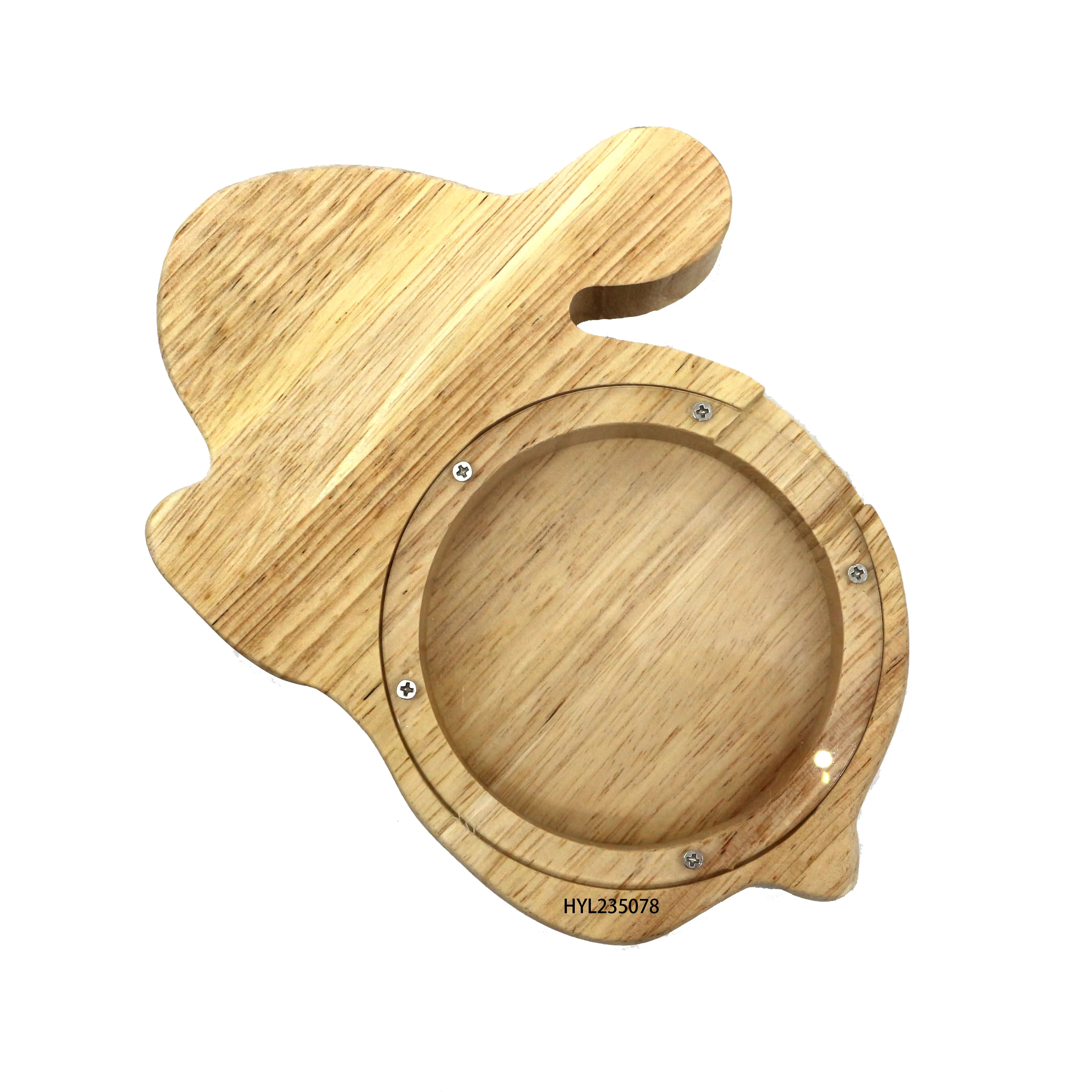 Hot Sale Alphabet Money Safe Coin Bank Piggy Bank Wood Coin Bank for Kids
