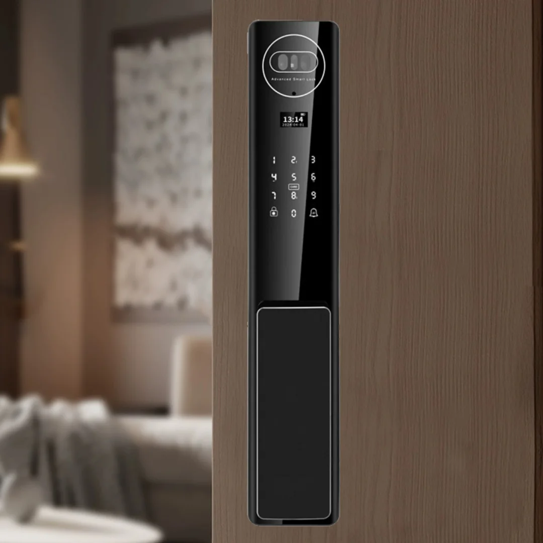 Competitive Price Smart Lock Door Wi-fi Wood Door Bedroom Password Electronic Door Lock with Video System