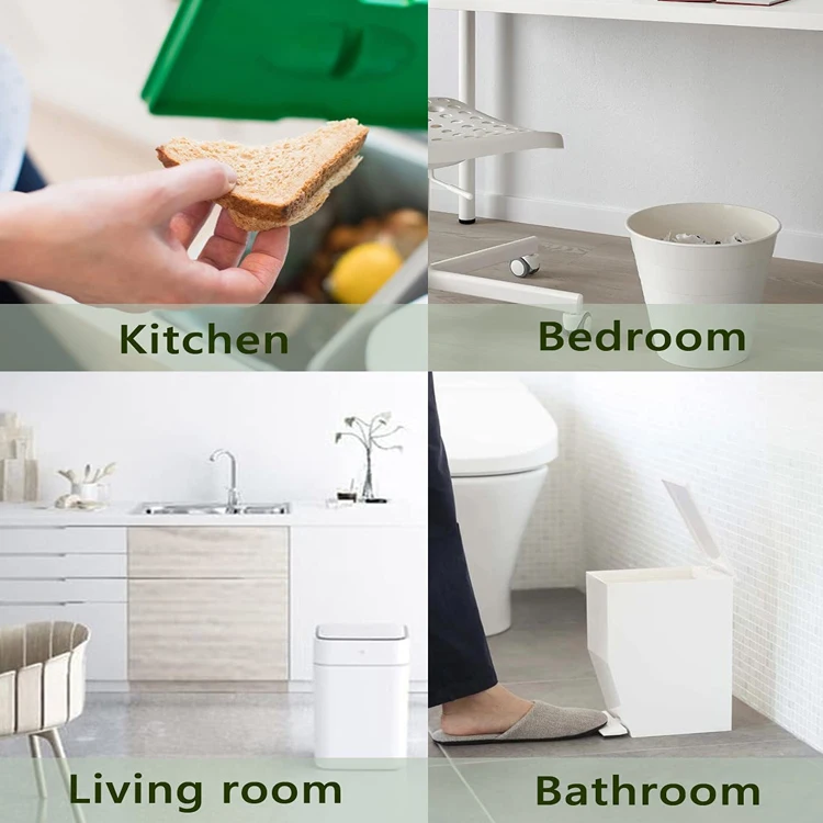 Eco Heavy Duty 100% Bio Degradable Disposable Plastic Drawstring Kitchen Rubbish Bin Trash Garbage Biodegradable Dog Poop Bag