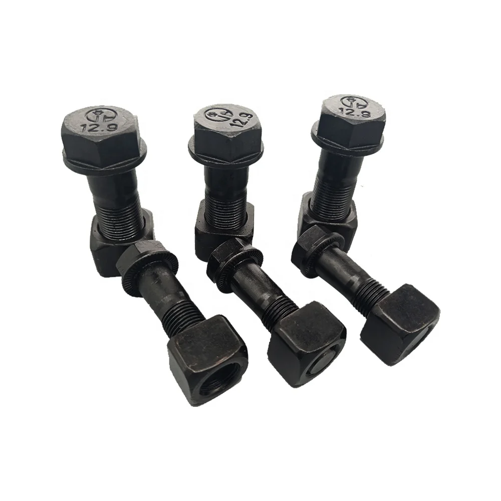 China factory 53103205 bolt on teeth carbon steel excavator m12 m14 m16 m18 m20 m24 m21 m23 standard size grade bolt and nut