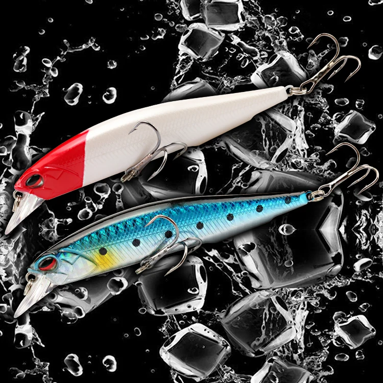 Sardine Looking Minnow Long Fishing Lure with Many Color Options