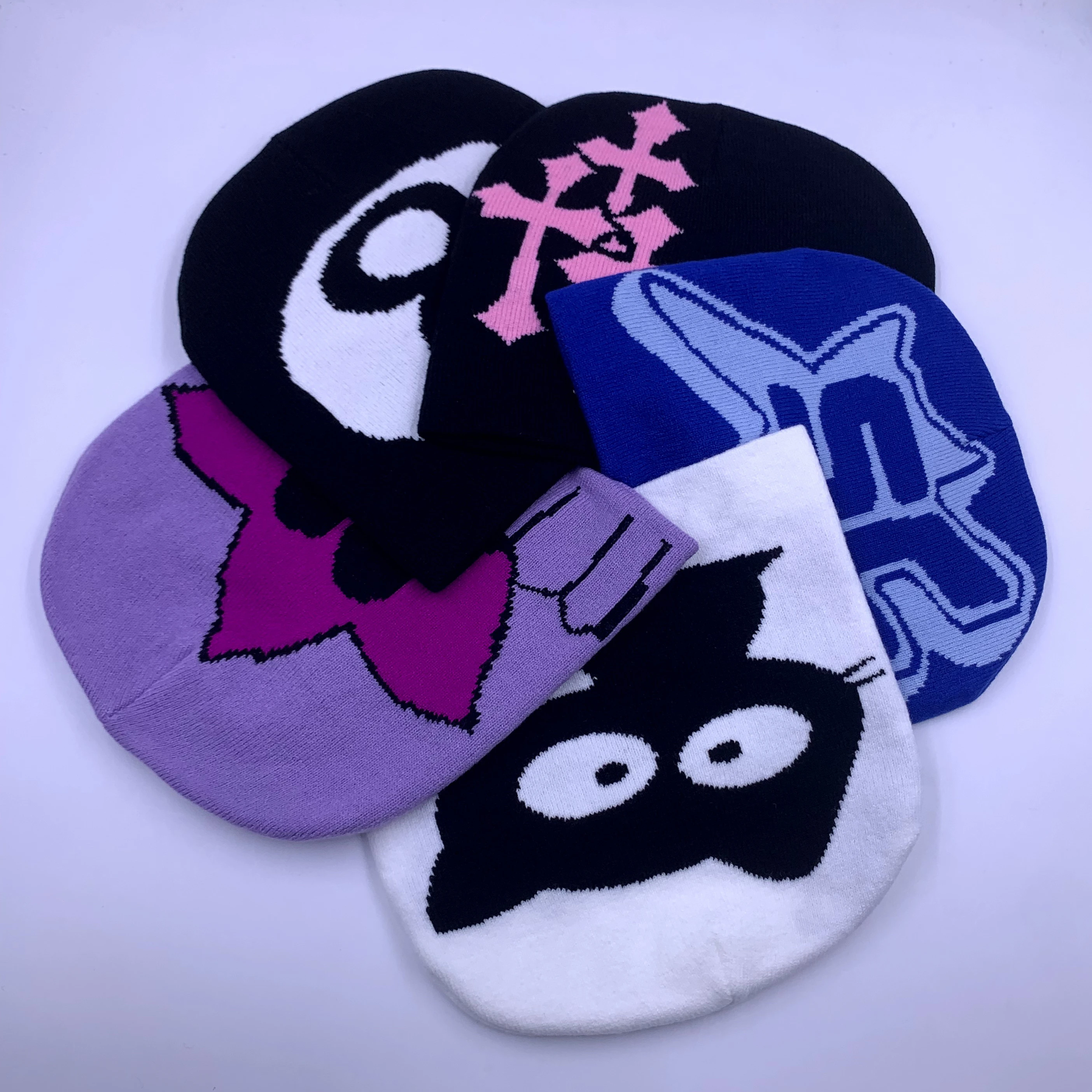 Wholesale Unisex Acrylic Knitted Beanie Hat Winter Warmer Sports Ski Cap Skull Merino Jacquard Beanie