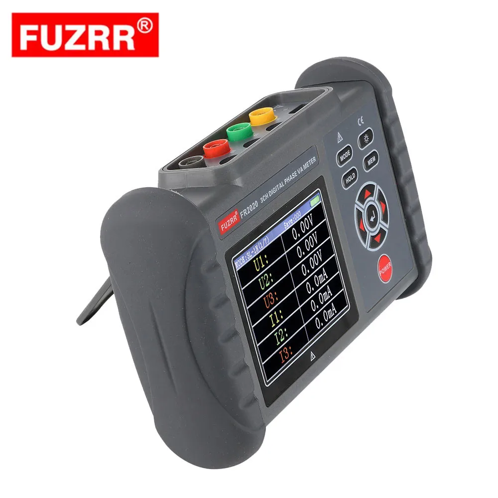 FR2020 Digital Three Clamp Phase Voltammeter for Voltage Current Phase angle Frequency Test