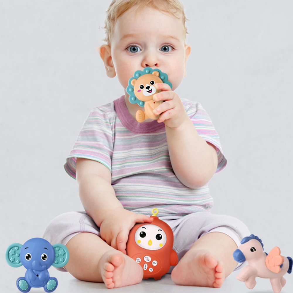 Remote Control Bedside Rotating Chicken Music Box Baby Noise Making Musical Hanging Mobile Bed Bell Toys