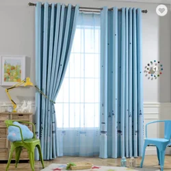 Factory Wholesale Cheap Price Embossed Blackout Stripe Curtain