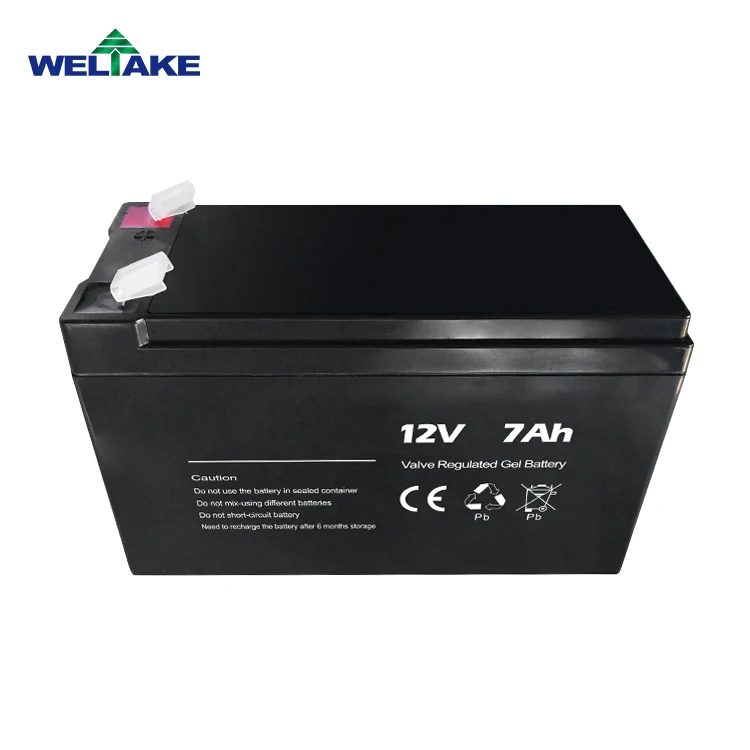 Long Cycle Life 12V 7AH Maintenance Free Car Battery Sealed Lead Acid Battery