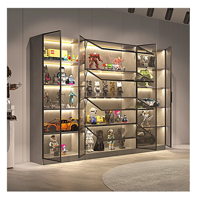 Custom gift cabinet Toy cabinet Glass display cabinet household dust proof