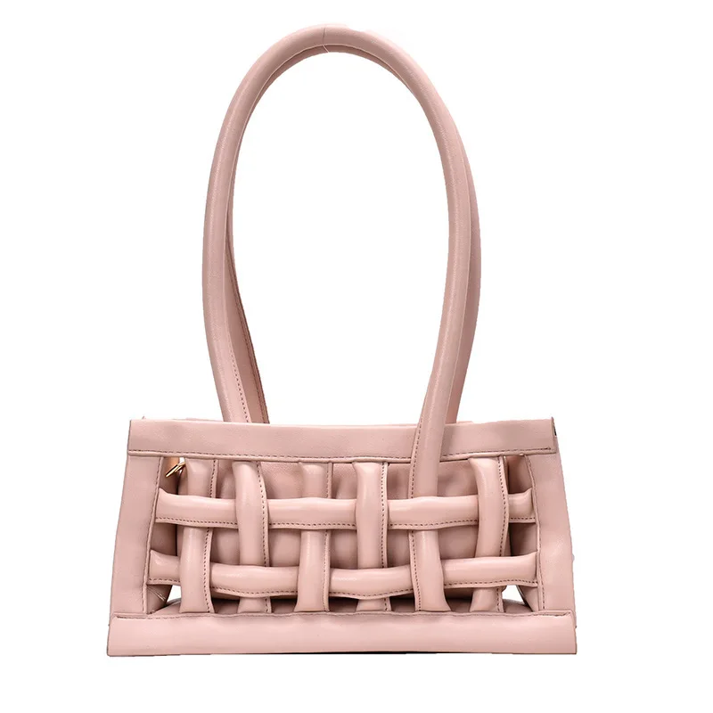 Summer Trendy Women Handbags Unique Weaved Leather Purses And Handbags Hollow Design Beach bags Women Handbags Ladies Tote Bags