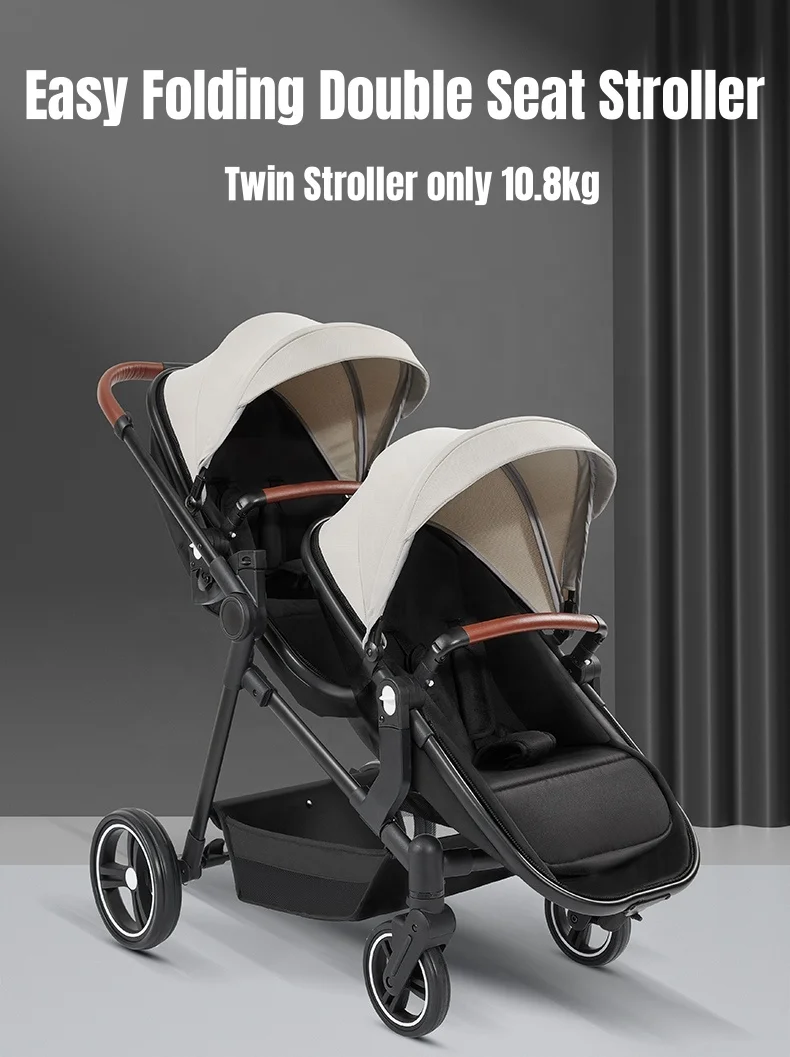 Lightweight Foldable Twin Stroller Travel Baby Trolley For A Second Child Family Purorigin 2024 Top Selling Popular Cheap Price