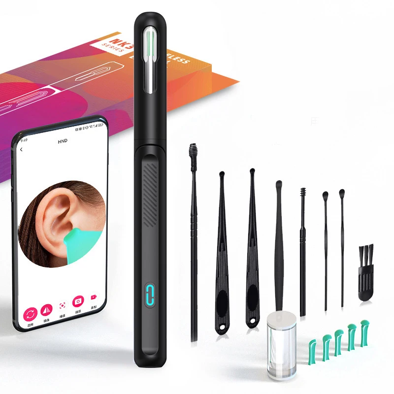 Wholesale Infant and Adult Endoscopic Ear Wash Endoscope Wax Removal Tool Earpick Smart Visual Ear Cleaner Endoscopes