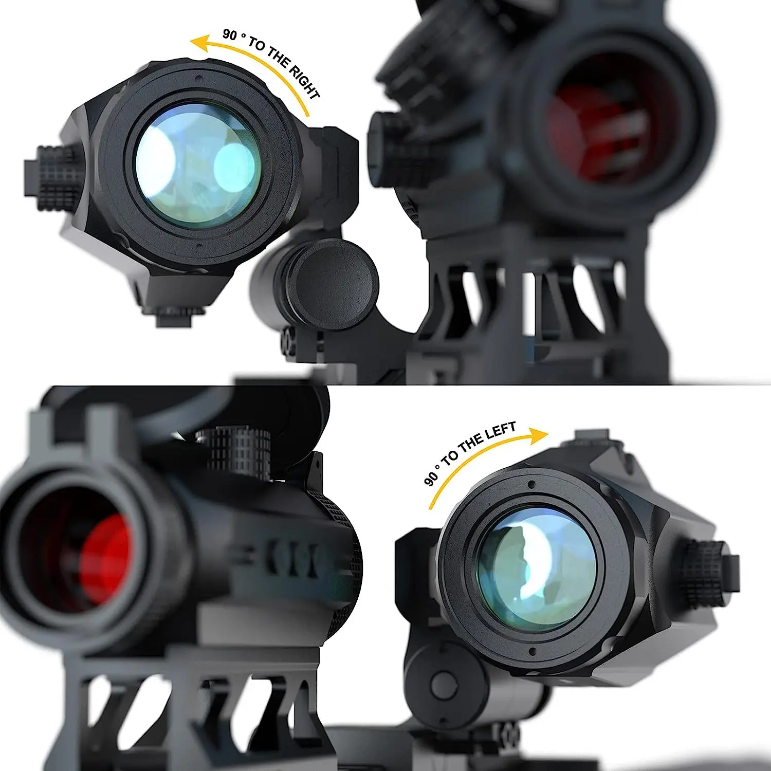 M40 3X Red Dot Magnifier with raiser section and Filp Side Mount